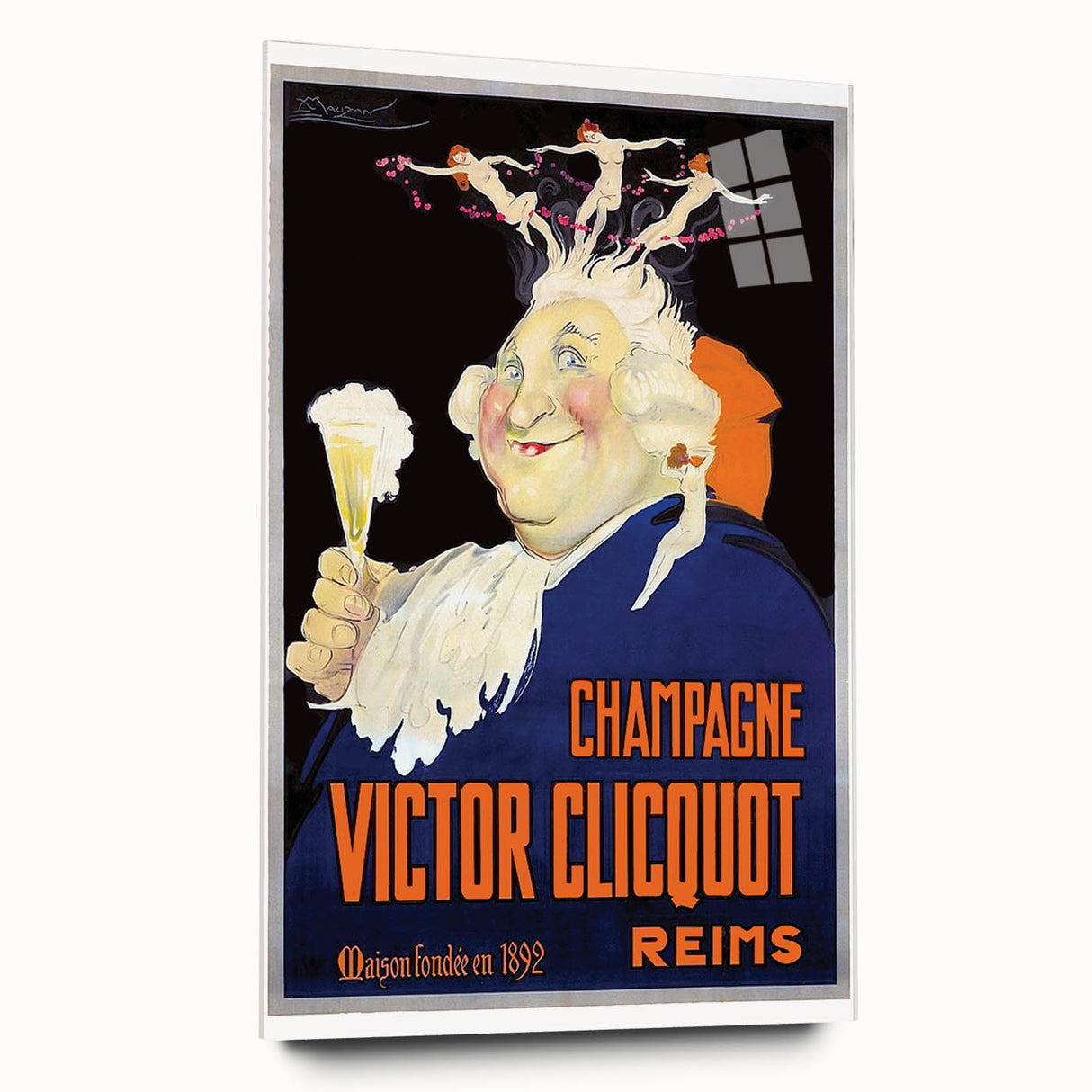 Vintage Advertising Poster - Victor Clicquot Champagne Art