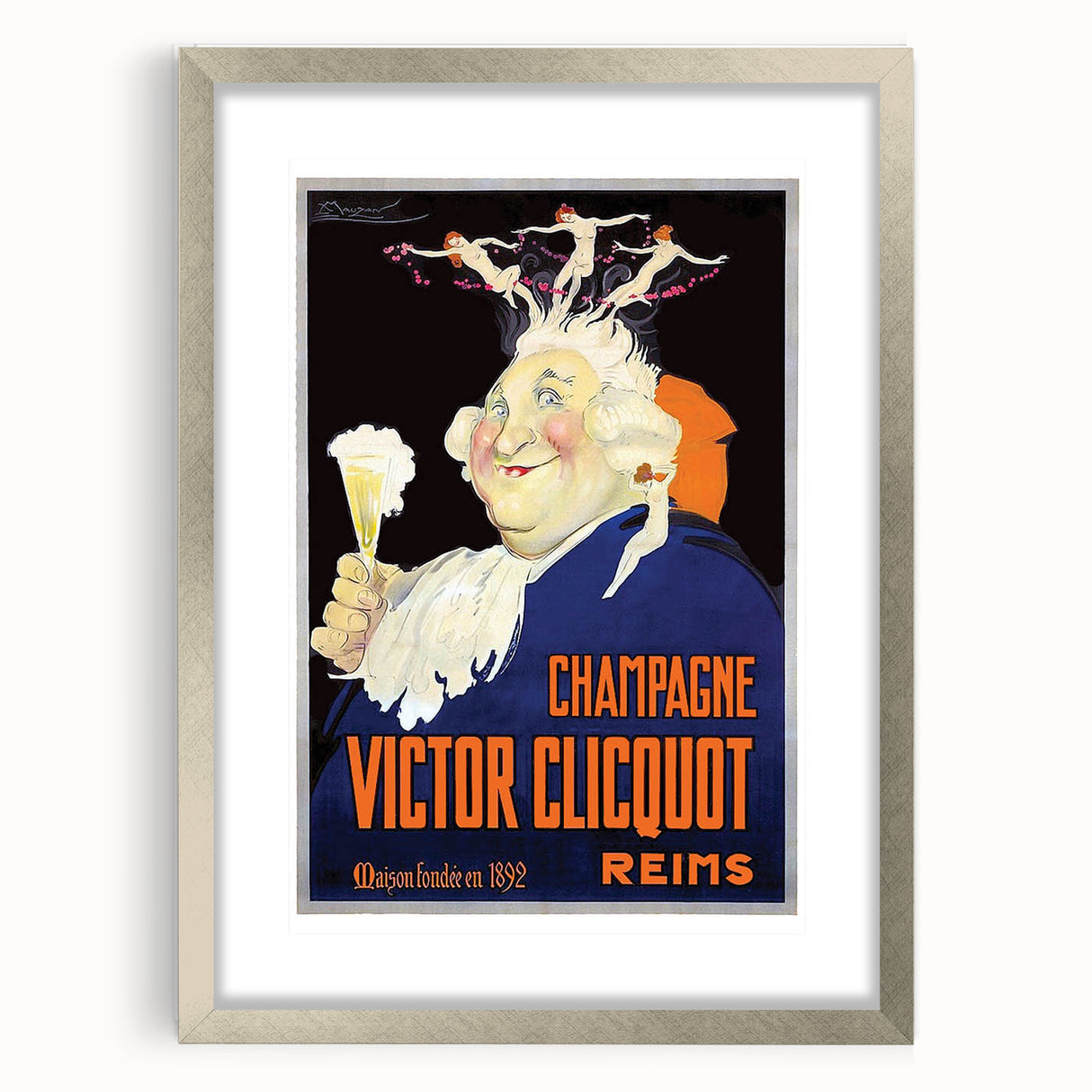 Vintage Advertising Poster - Victor Clicquot Champagne Art