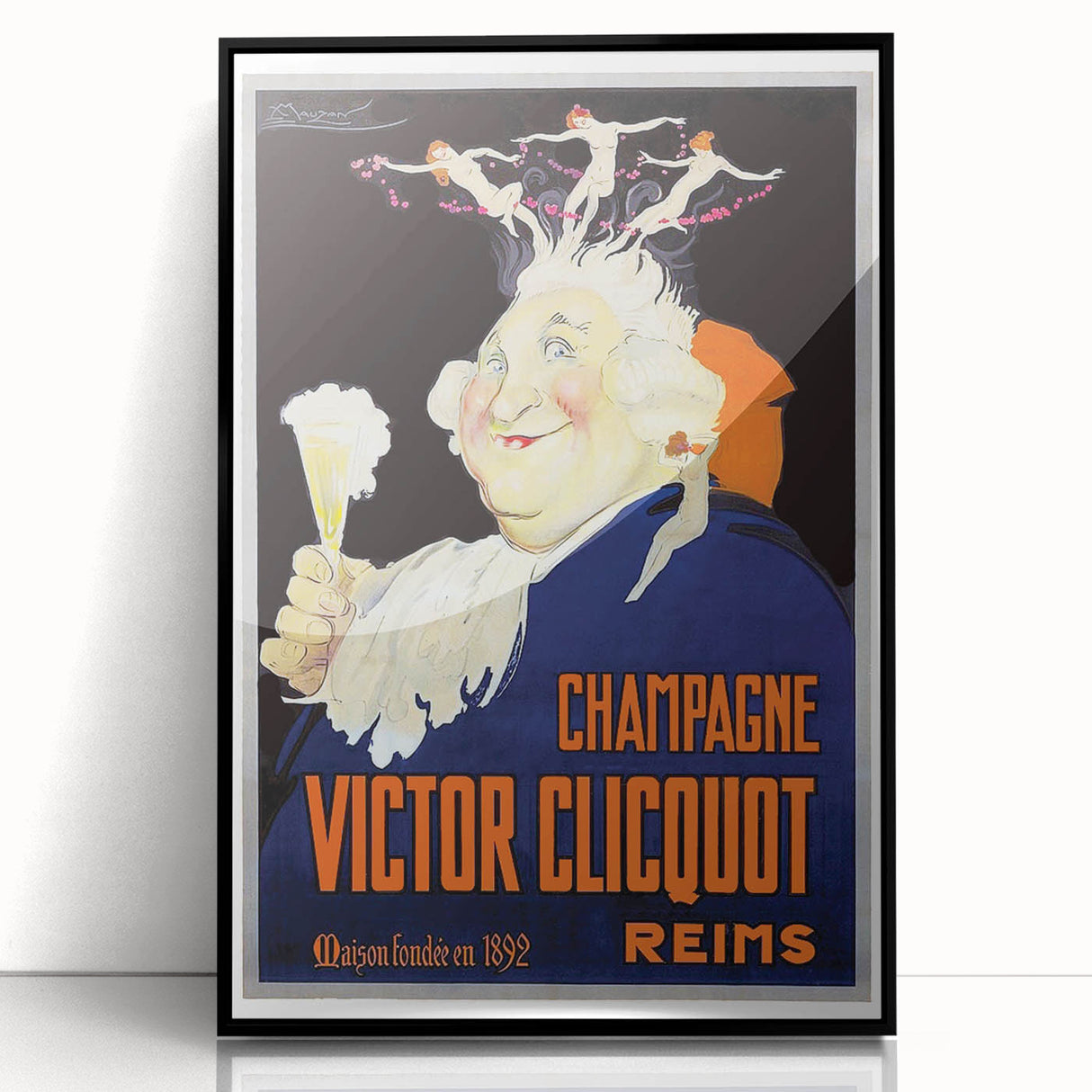 Vintage Advertising Poster - Victor Clicquot Champagne Art