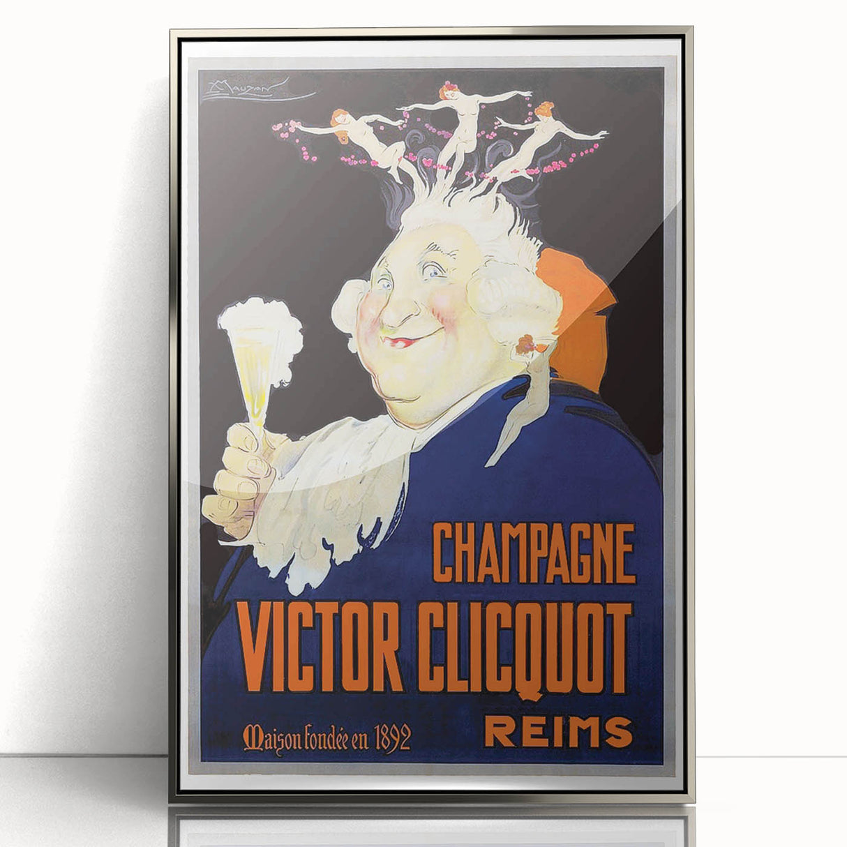 Vintage Advertising Poster - Victor Clicquot Champagne Art
