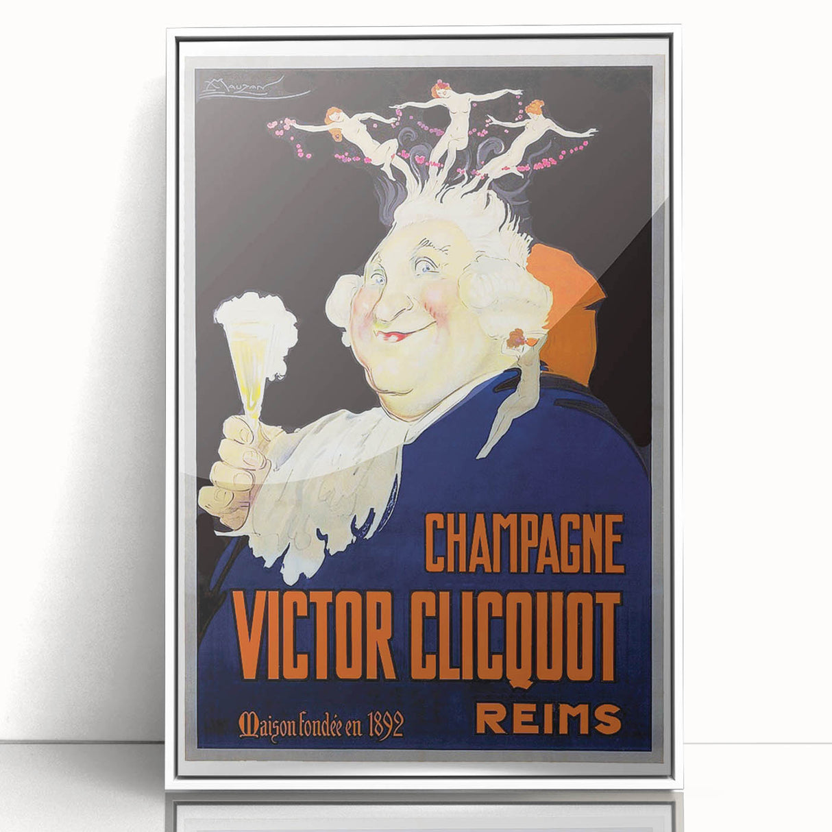 Vintage Advertising Poster - Victor Clicquot Champagne Art