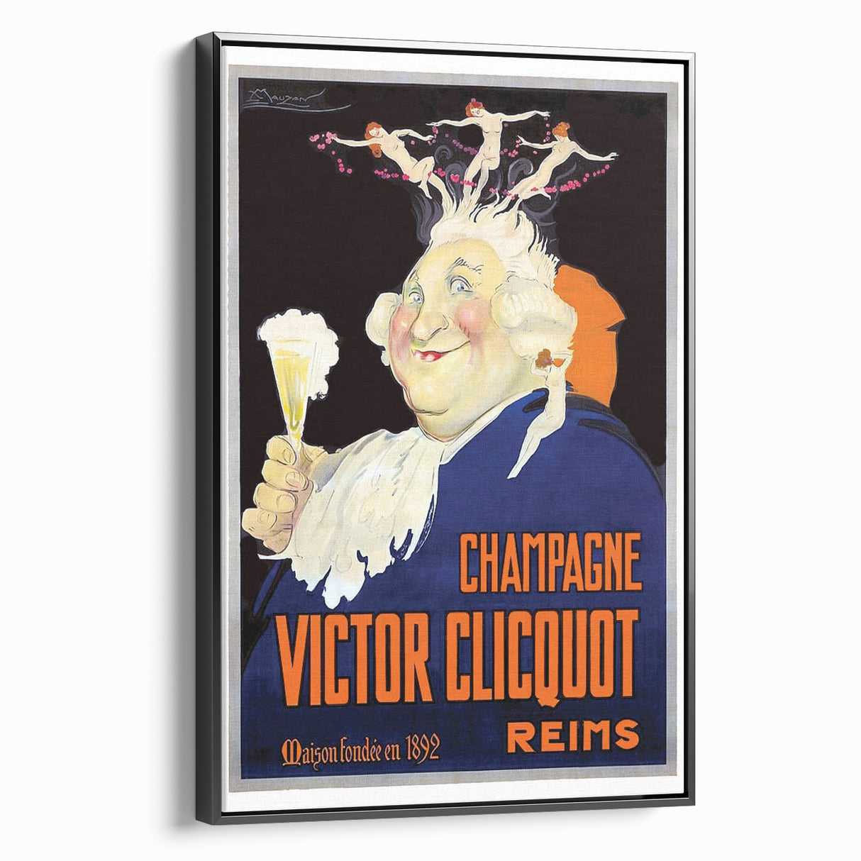 Vintage Advertising Poster - Victor Clicquot Champagne Art