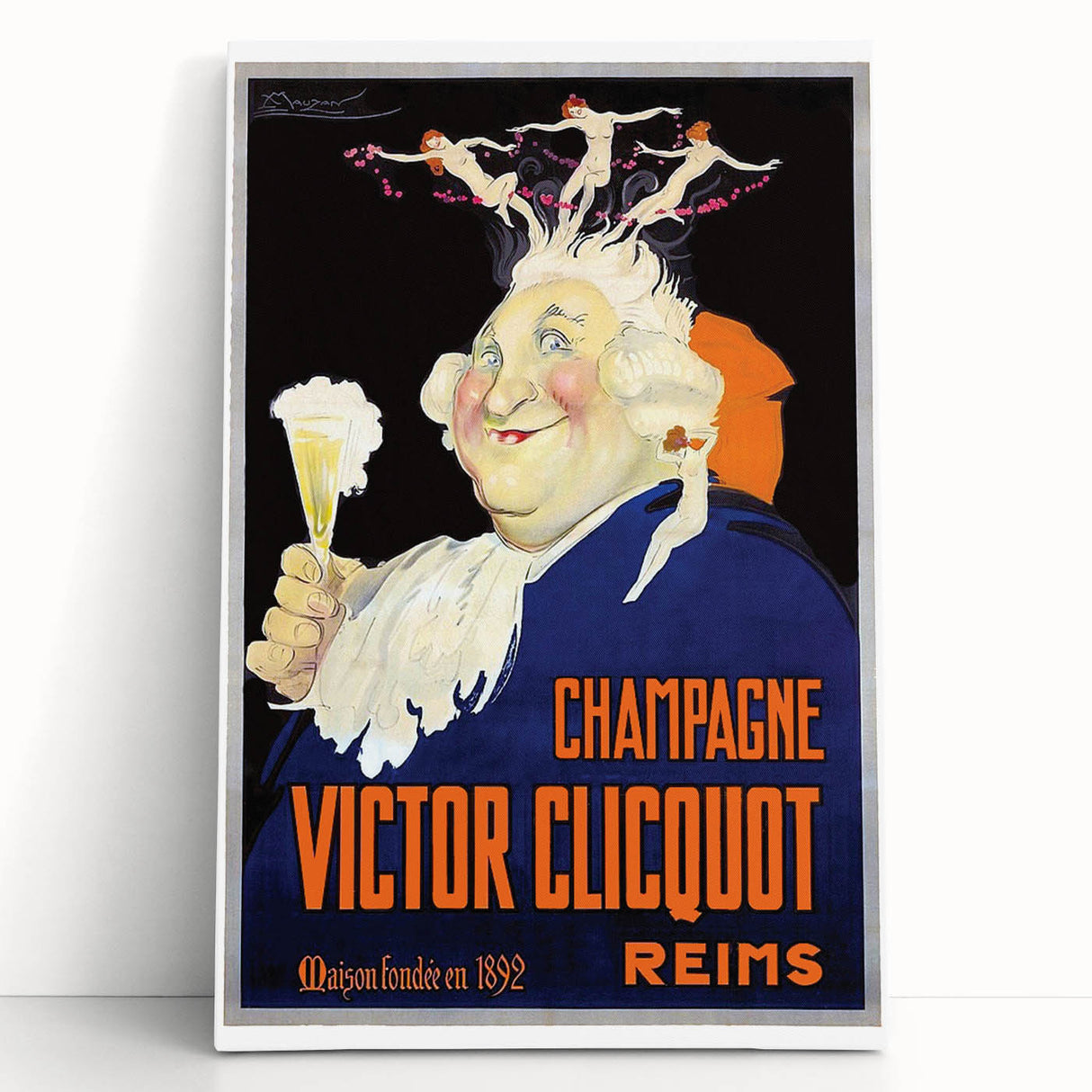 Vintage Advertising Poster - Victor Clicquot Champagne Art