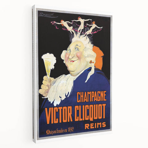 Vintage Advertising Poster - Victor Clicquot Champagne Art