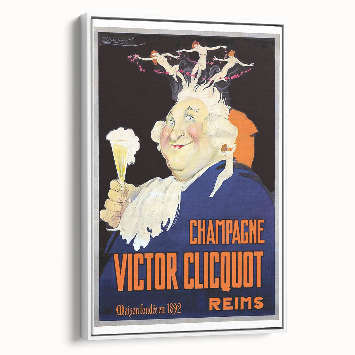 Vintage Advertising Poster - Victor Clicquot Champagne Art
