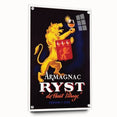 Vintage Armagnac Ryst Poster - Retro Liquor Advertising Art
