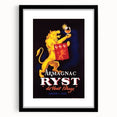 Vintage Armagnac Ryst Poster - Retro Liquor Advertising Art