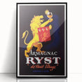 Vintage Armagnac Ryst Poster - Retro Liquor Advertising Art