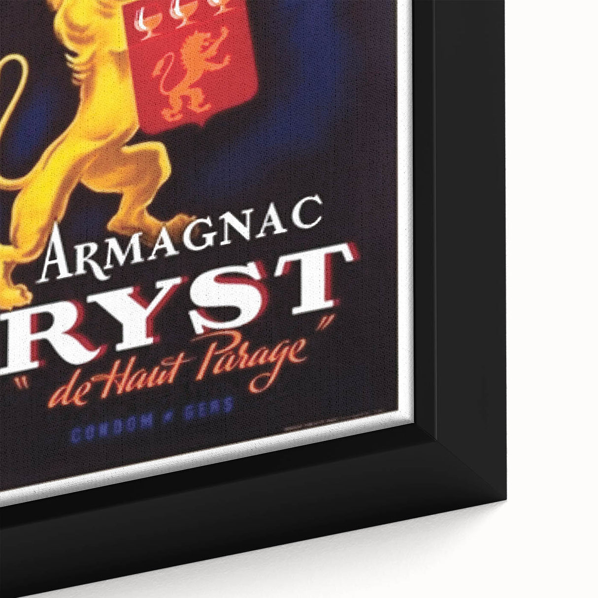 Vintage Armagnac Ryst Poster - Retro Liquor Advertising Art