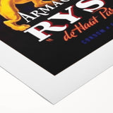 Vintage Armagnac Ryst Poster - Retro Liquor Advertising Art