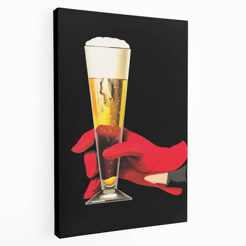 Vintage Advertising Poster - Elegant Beer Retro Wall Art