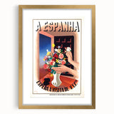 A Espanha Travel Poster – Vintage Advertising Retro Wall Art
