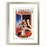 A Espanha Travel Poster – Vintage Advertising Retro Wall Art