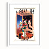 A Espanha Travel Poster – Vintage Advertising Retro Wall Art
