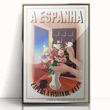 A Espanha Travel Poster – Vintage Advertising Retro Wall Art