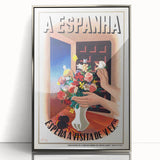 A Espanha Travel Poster – Vintage Advertising Retro Wall Art