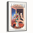A Espanha Travel Poster – Vintage Advertising Retro Wall Art