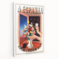 A Espanha Travel Poster – Vintage Advertising Retro Wall Art