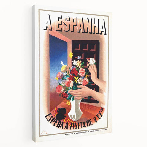 A Espanha Travel Poster – Vintage Advertising Retro Wall Art
