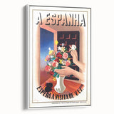 A Espanha Travel Poster – Vintage Advertising Retro Wall Art