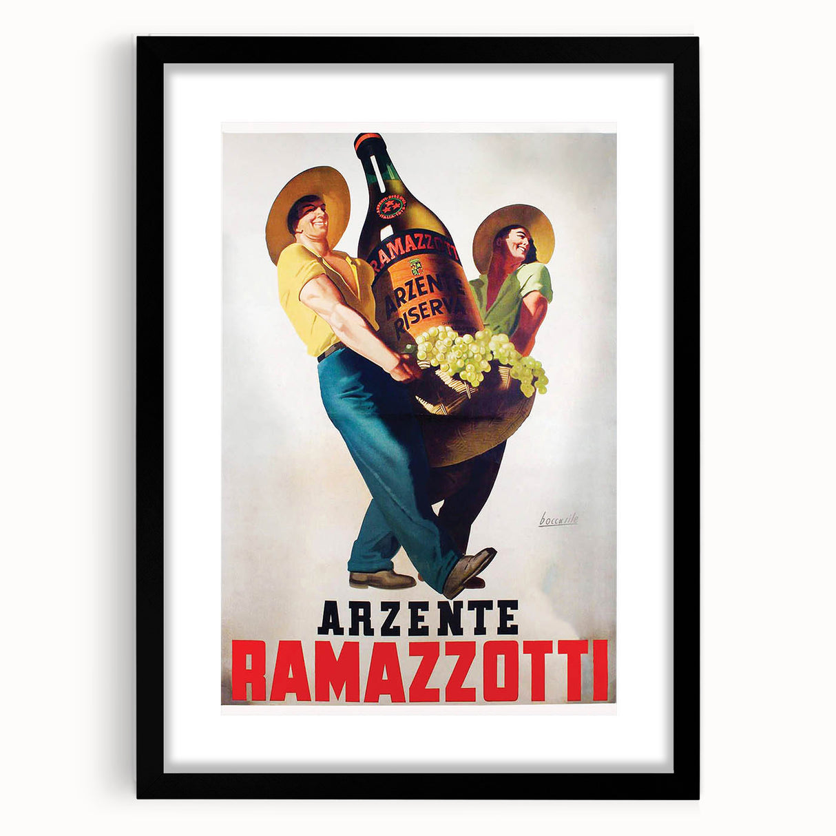 Vintage Ramazzotti Poster - Retro Italian Liquor Advertising Art