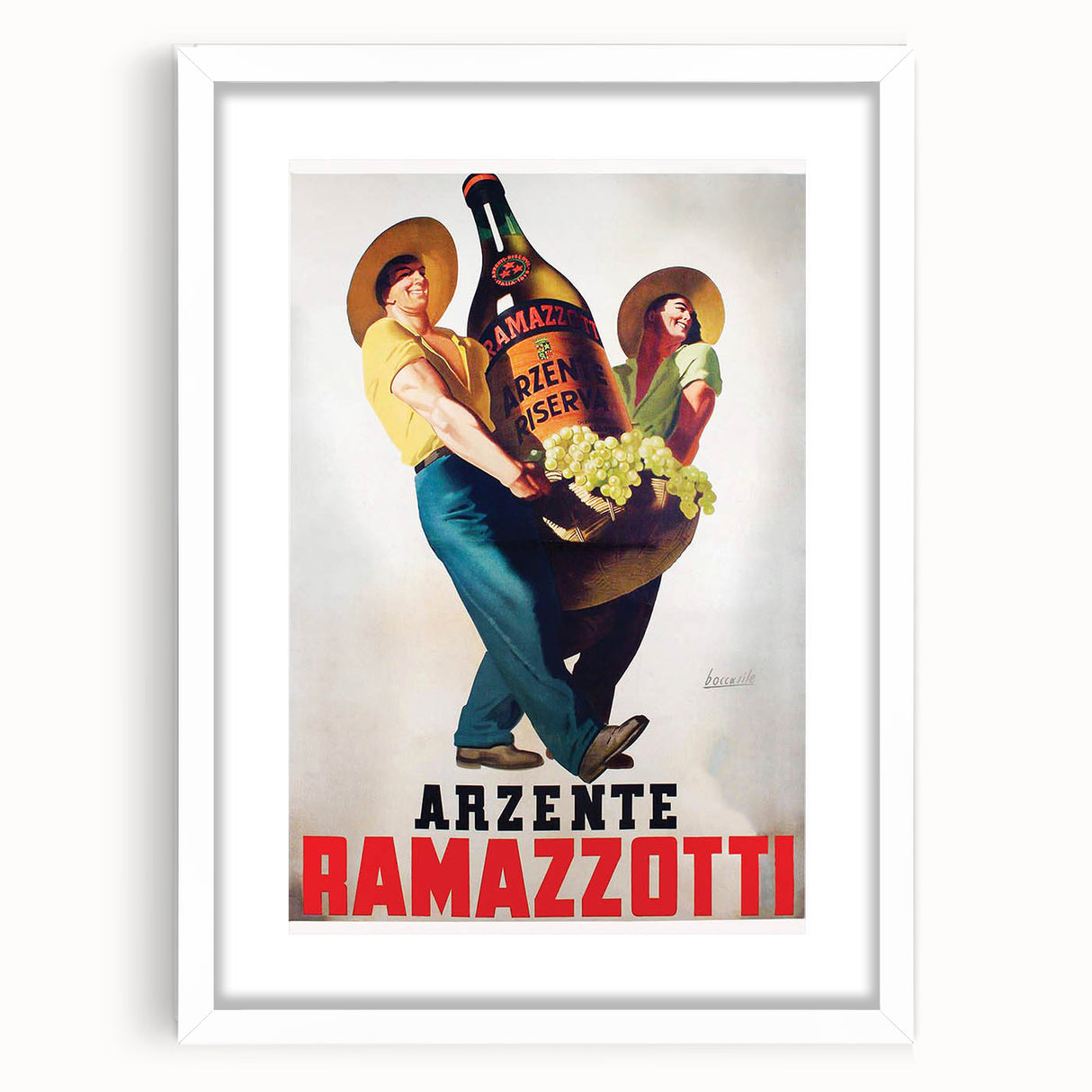 Vintage Ramazzotti Poster - Retro Italian Liquor Advertising Art