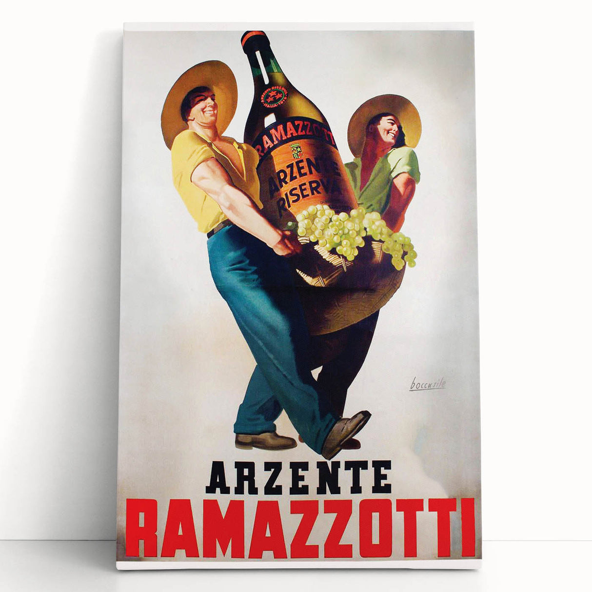 Vintage Ramazzotti Poster - Retro Italian Liquor Advertising Art