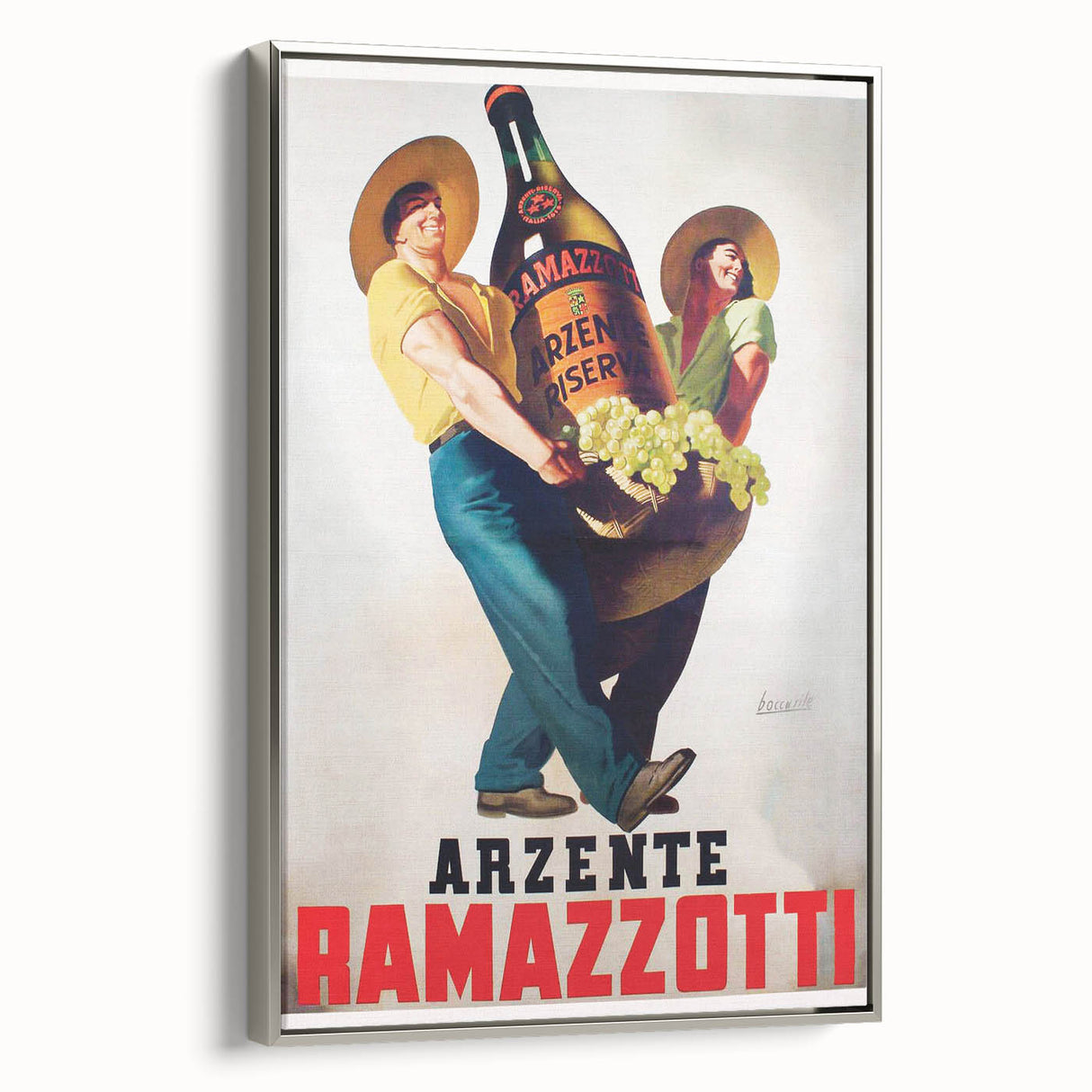 Vintage Ramazzotti Poster - Retro Italian Liquor Advertising Art