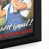 Vintage Beer Poster - Retro Sör Folyékony Kenyér Advertising Art