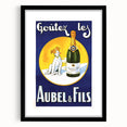 Vintage Aubel & Fils Champagne Poster - Retro French Advertising Art