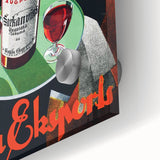 Vintage Auglu & Ekspori Poster - Retro Liquor Advertising Art