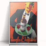 Vintage Auglu & Ekspori Poster - Retro Liquor Advertising Art