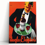 Vintage Auglu & Ekspori Poster - Retro Liquor Advertising Art