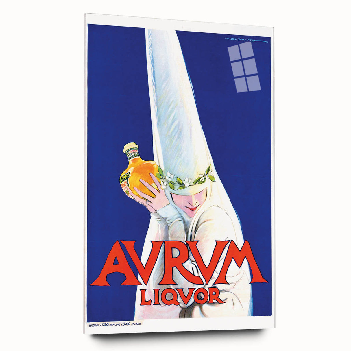Vintage Avrum Liquor Poster - Retro Italian Advertising Art