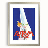 Vintage Avrum Liquor Poster - Retro Italian Advertising Art