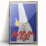 Vintage Avrum Liquor Poster - Retro Italian Advertising Art