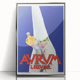 Vintage Avrum Liquor Poster - Retro Italian Advertising Art