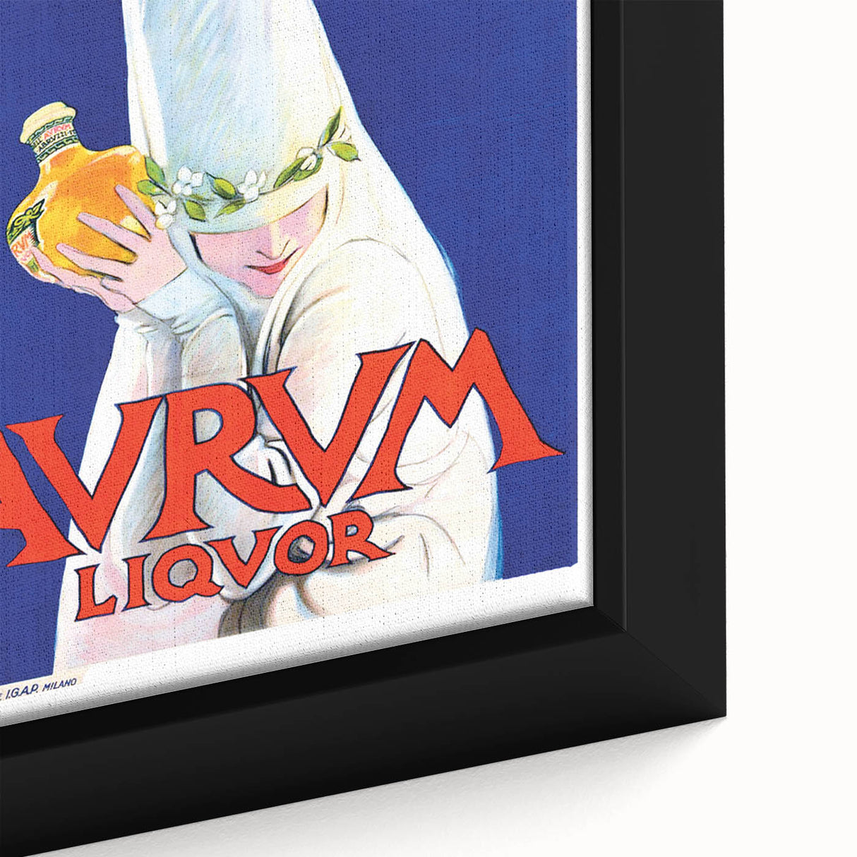Vintage Avrum Liquor Poster - Retro Italian Advertising Art