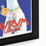 Vintage Avrum Liquor Poster - Retro Italian Advertising Art