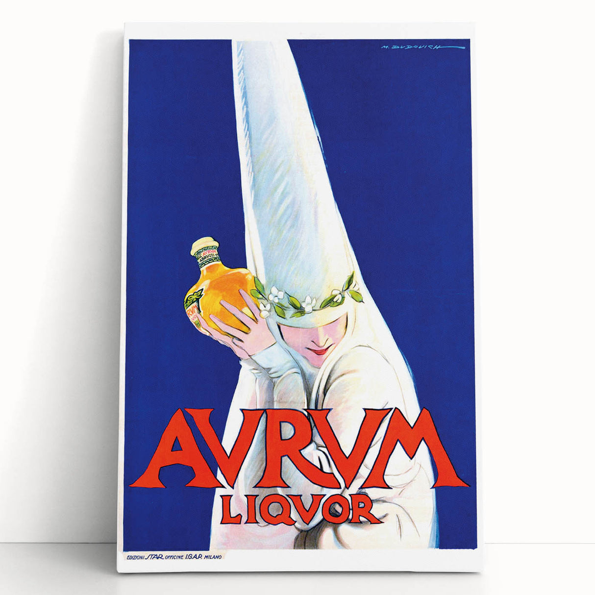 Vintage Avrum Liquor Poster - Retro Italian Advertising Art