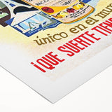 Vintage Bacardi Rum Poster - Retro Cuban Advertising Art