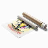 Vintage Bacardi Rum Poster - Retro Cuban Advertising Art