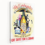 Vintage Bacardi Rum Poster - Retro Cuban Advertising Art