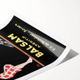 Vintage Balsam Apéritif Poster - Retro Liquor Advertising Art