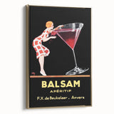 Vintage Balsam Apéritif Poster - Retro Liquor Advertising Art