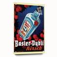 Vintage Basler-Dybli Kirsch Poster - Retro Liquor Advertising Art