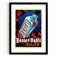 Vintage Basler-Dybli Kirsch Poster - Retro Liquor Advertising Art