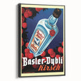 Vintage Basler-Dybli Kirsch Poster - Retro Liquor Advertising Art