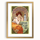 Vintage Becherovka Poster - Retro Czech Liquor Advertising Art