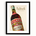 Vintage Bellardi Vermouth Advertising Poster - Retro Wall Art